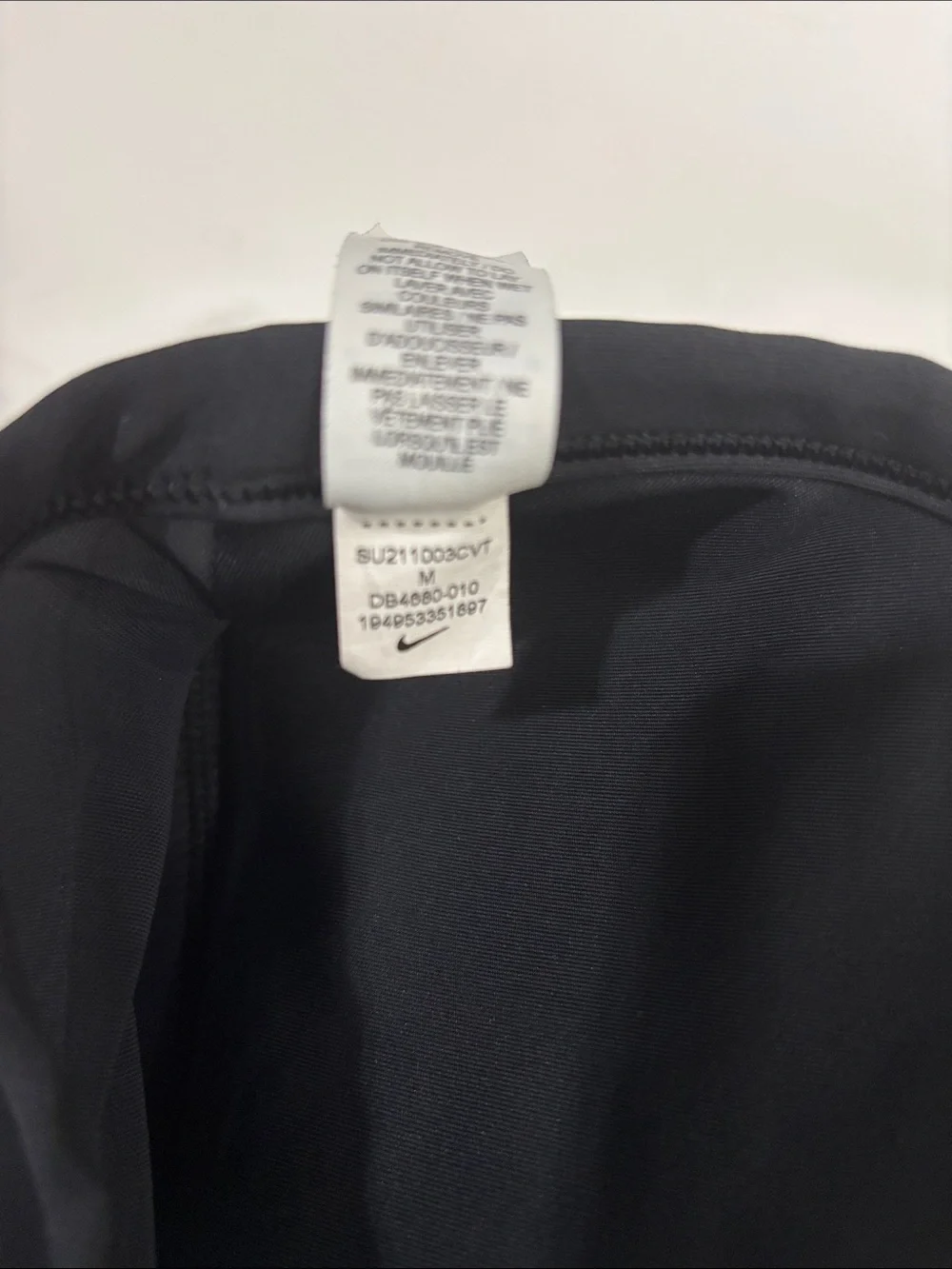 Nike Black Racerback Sports Bra